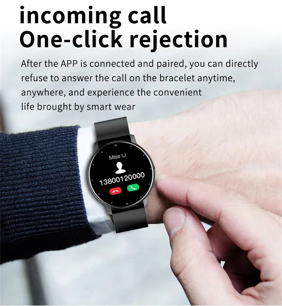 Xiaomi New Smart Watch Men Full Touch Screen Sport Fitness Watch IP67 Waterproof
