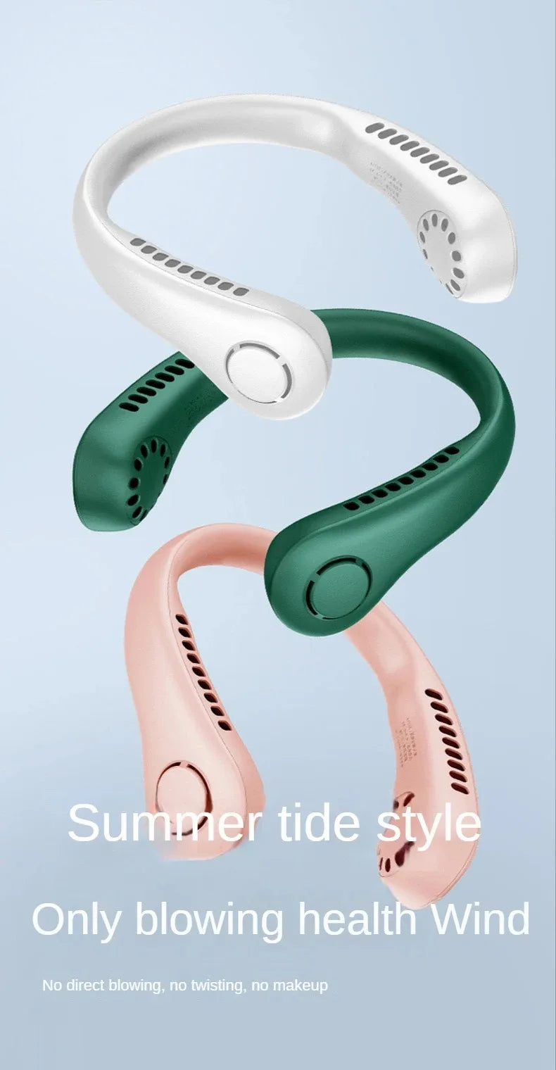 Portable Neck Fan, Hands-Free Bladeless, 3 Speeds