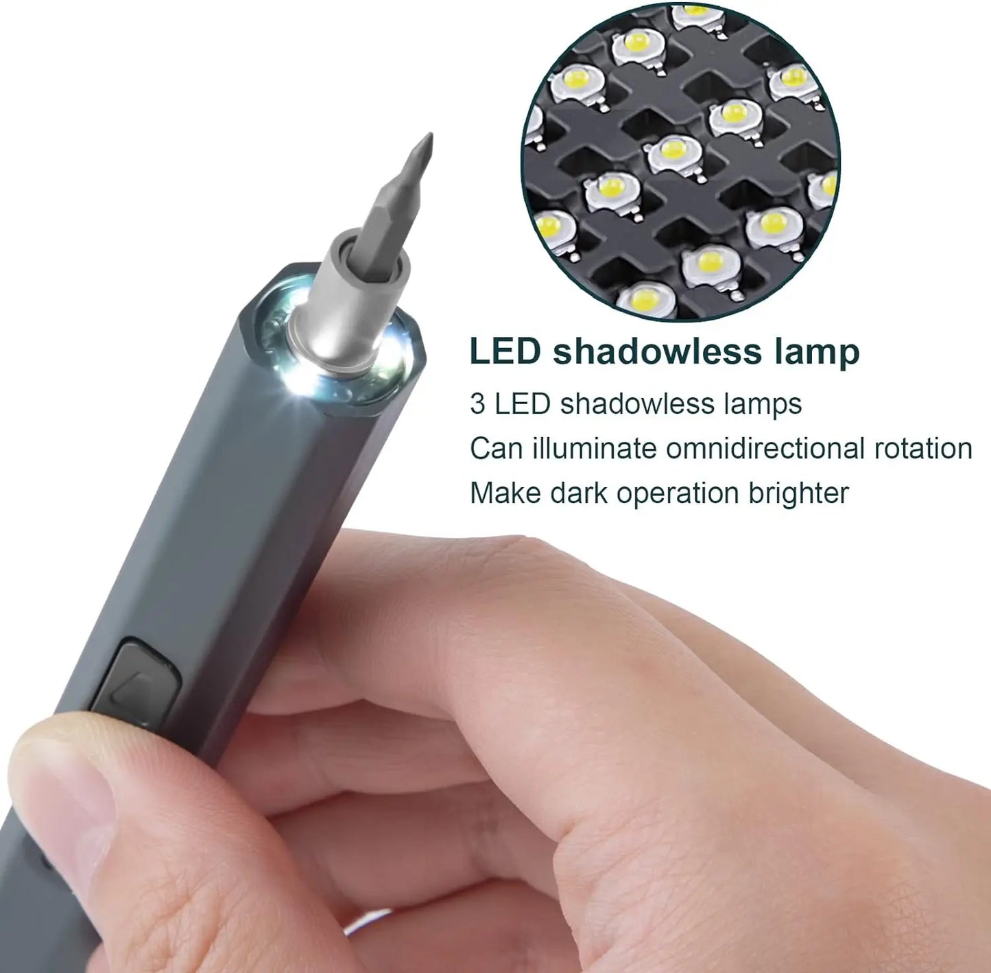 Cordless Electric Screwdriver Set 12/39/50 in 1 Precision Power Tool Magnetic Screw Driver