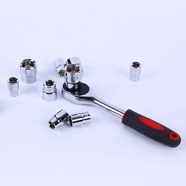 12 Pcs Set Wrench Socket Set Motorcycle Bicycle Repairing Tool Hardware Car Boat Auto