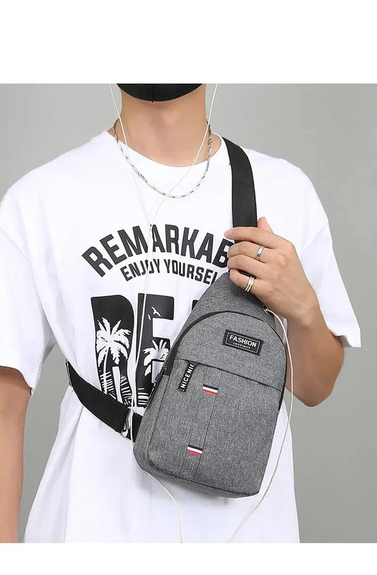 Chest Bag Men's One Shoulder Crossbody Bag Large Capacity Outdoor Sports And Leisure