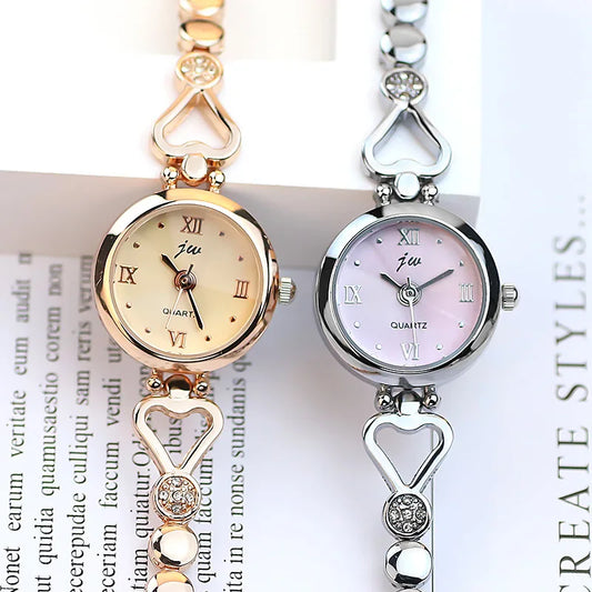 Women Bracelet Watch Exquisite Silver Rose Gold Ladies Luxury Wristwatches