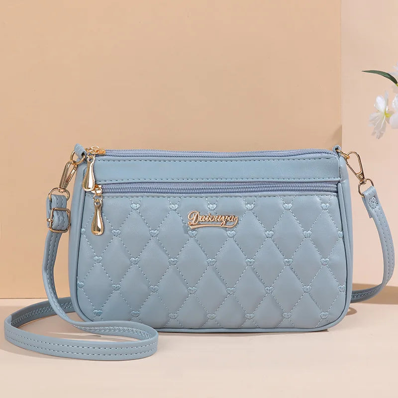 Embroidery Women Leather Handbags
