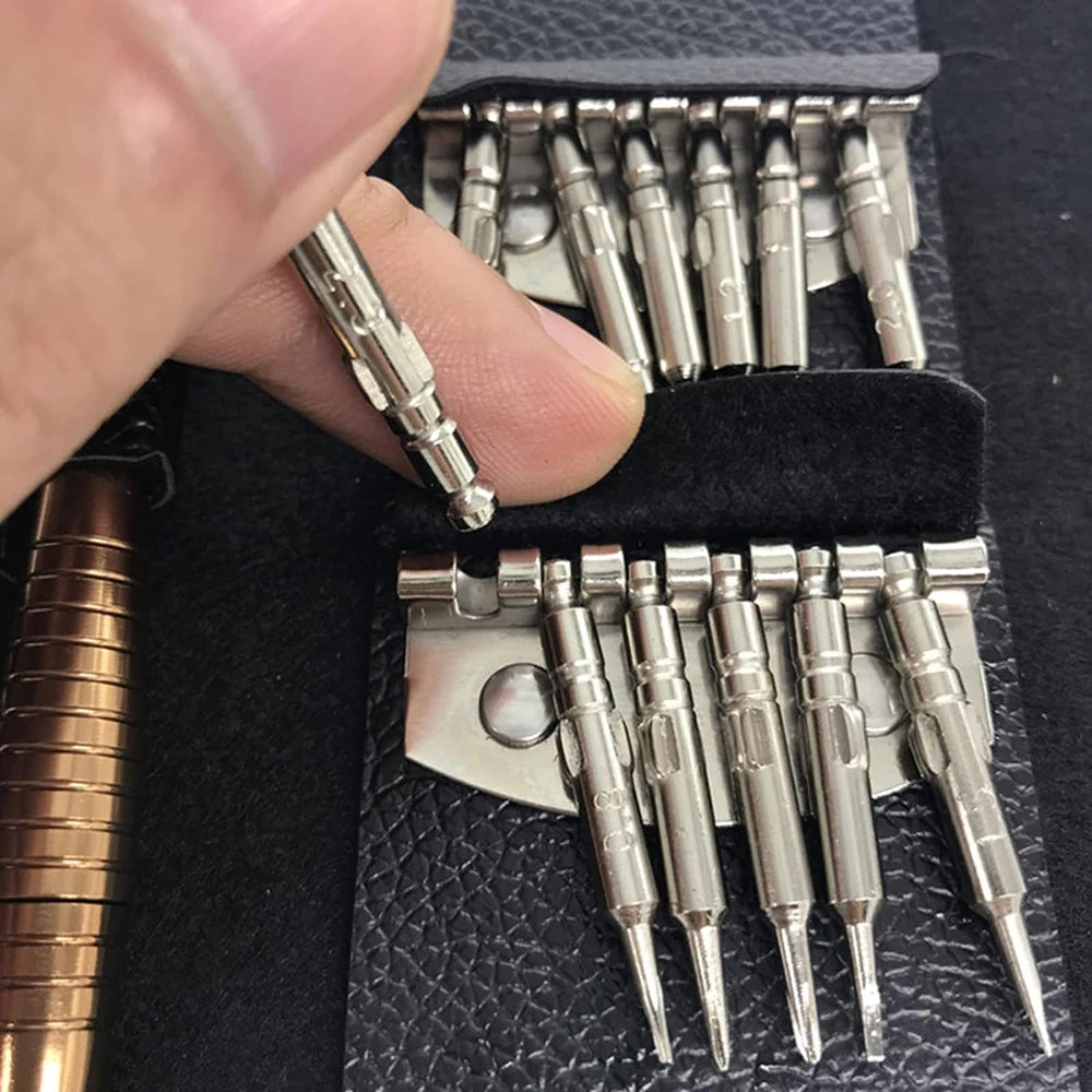 Small Screwdriver Set 25 in 1 Magnetic Screwdriver Bits Torx Precision Bits Repair Tools