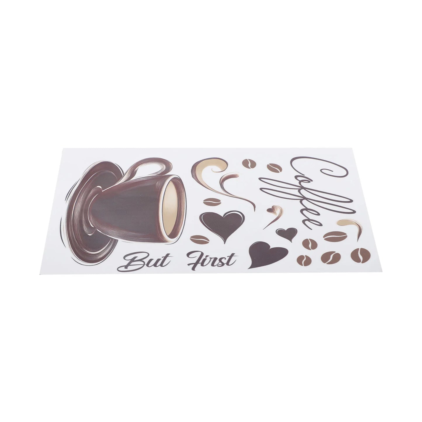 Coffee Cup Wall Sticker  Removable Wall Sticker