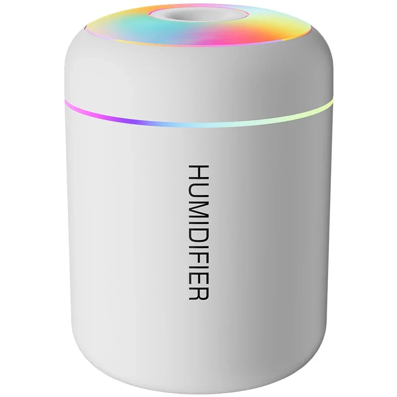 180ML Mini Air Humidifier USB Electric Aroma Diffuser Maker Lights For Car Home Bedroom