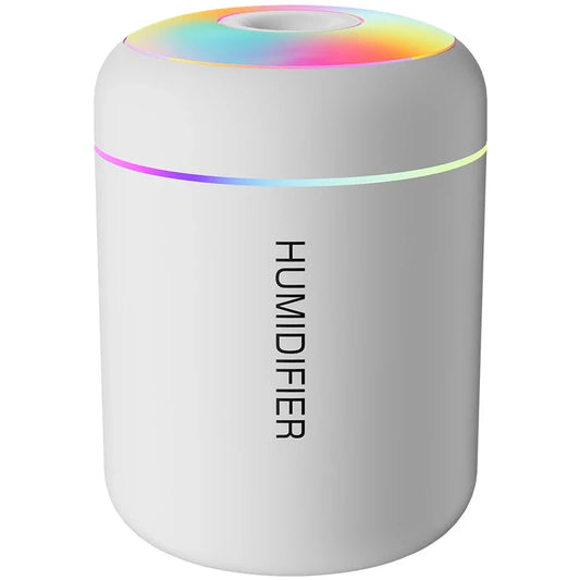 180ML Mini Air Humidifier USB Electric Aroma Diffuser Maker Lights For Car Home Bedroom