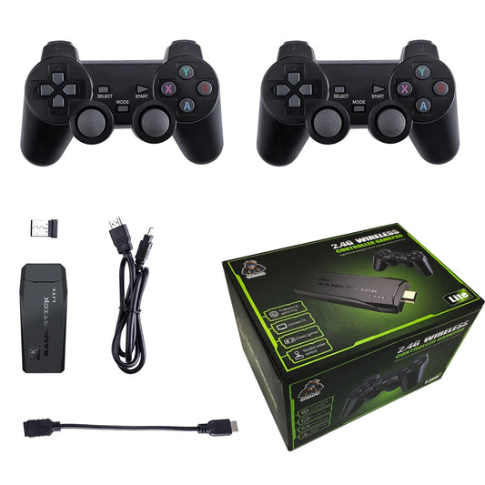 Update Retro Video Game Console 2.4G Wireless Console Game Stick 4k 20000 Game 64G