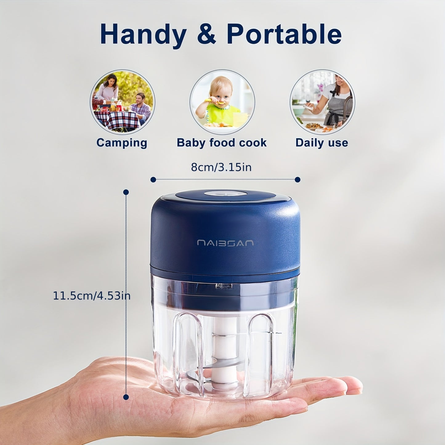 Mini Portable Food Grinder Kitchen Gadget