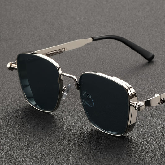 1pc Men'S Retro Full-Rim Fashion Glasses - Zinc Alloy Frame, Anti-Reflective Casual Wear glasses