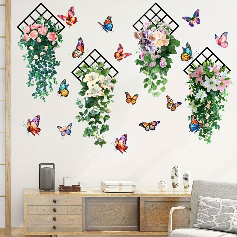 New Butterfly,Wall Sticker removable self-adhesive decorative painting