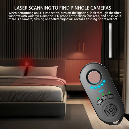 Infrared Detection Device XT008 –3 Flash Frequency Scanning Hidden Cameras,Travel Safety Must-Have!