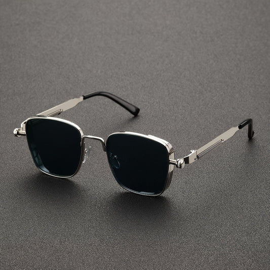 1pc Men'S Retro Full-Rim Fashion Glasses - Zinc Alloy Frame, Anti-Reflective Casual Wear glasses