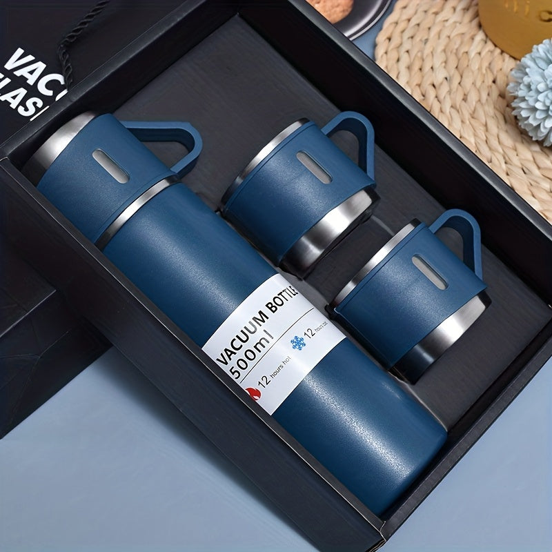 1 Set With cup 3 and Water Bottle,-  Keeps Drinks Hot Or Cold for Hours, Perfect for Outdoor