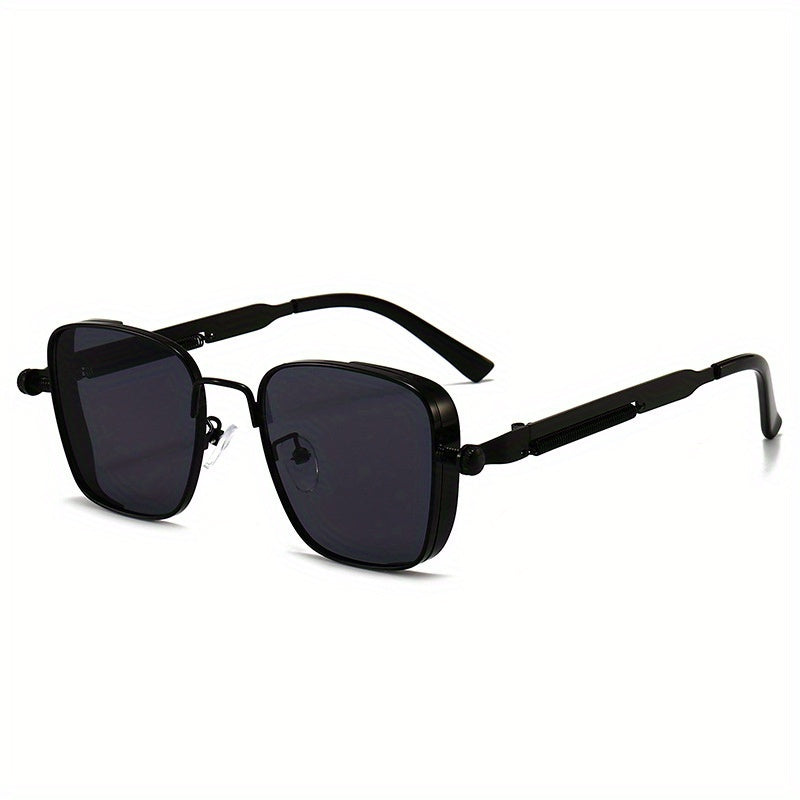 1pc Men'S Retro Full-Rim Fashion Glasses - Zinc Alloy Frame, Anti-Reflective Casual Wear glasses