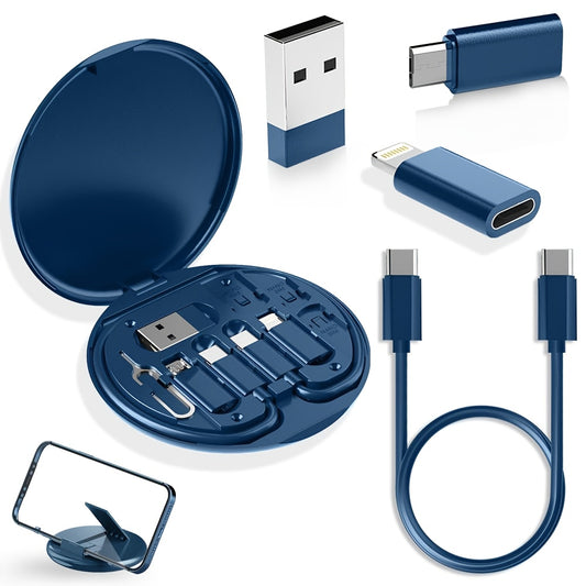 5-in-1 USB-C Charging Cable - Fast Charging for iPhone, Android Devices, Tablets